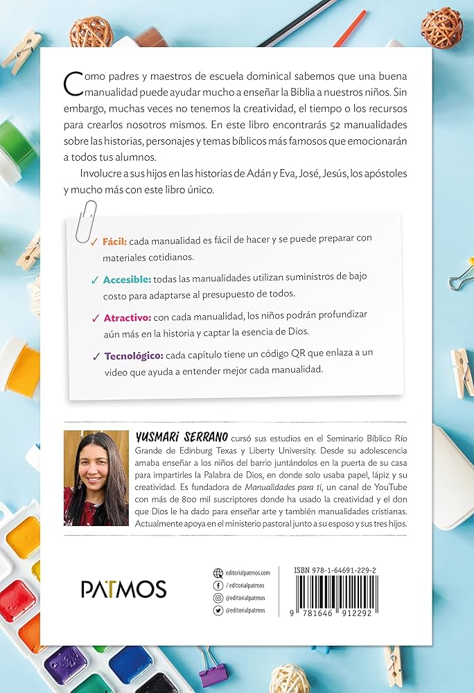 Guía de Manualidades Bíblicas Para Niños - Editorial Patmos