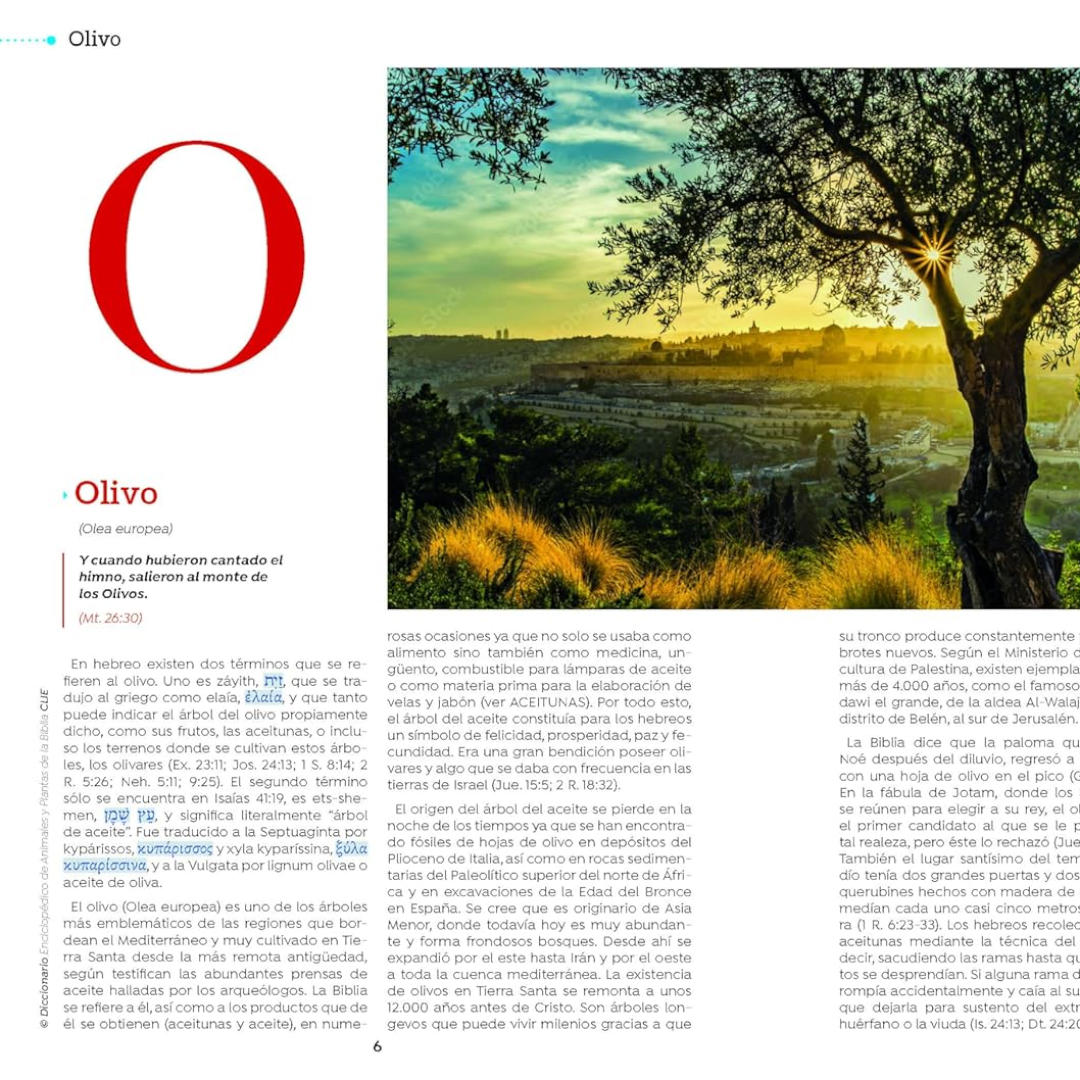 Diccionario Enciclopédico de Animales y Plantas de la Biblia 9788419055262 Antonio Cruz Editorial CLIE