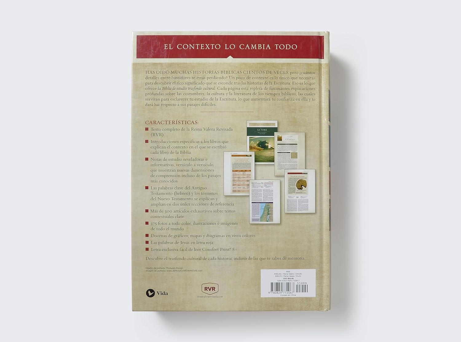 Biblia de estudio trasfondo cultural 9780829772067 Editorial Vida