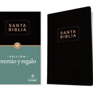 Santa Biblia NTV, Edición premio y regalo  (ViniPiel, Negro, Letra Roja)