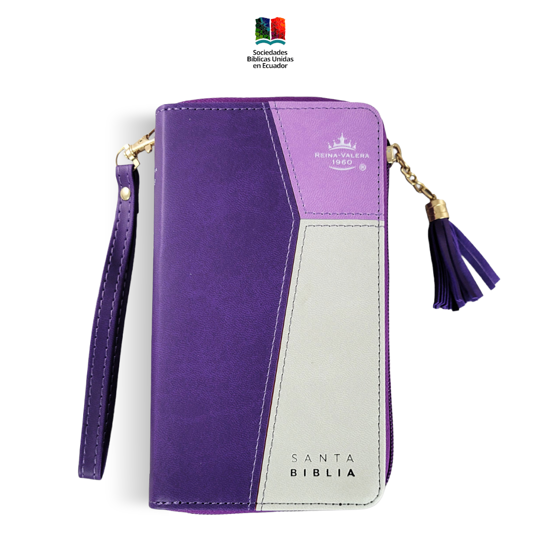 RVR60 Biblia Chequera con Cierre mundo biblia