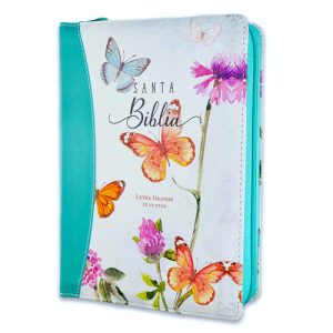 Biblia RVR60 Exprésate Mariposas Turquesa