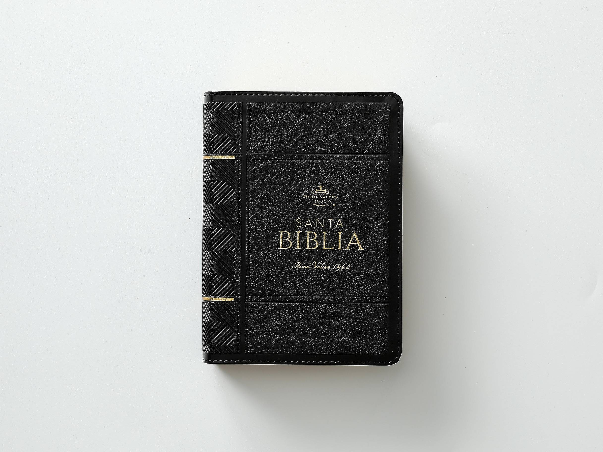 Biblia RVR60 Letra Grande 12 Puntos Símil Piel Negro - Colección Clásica Portátil - Imagen 5