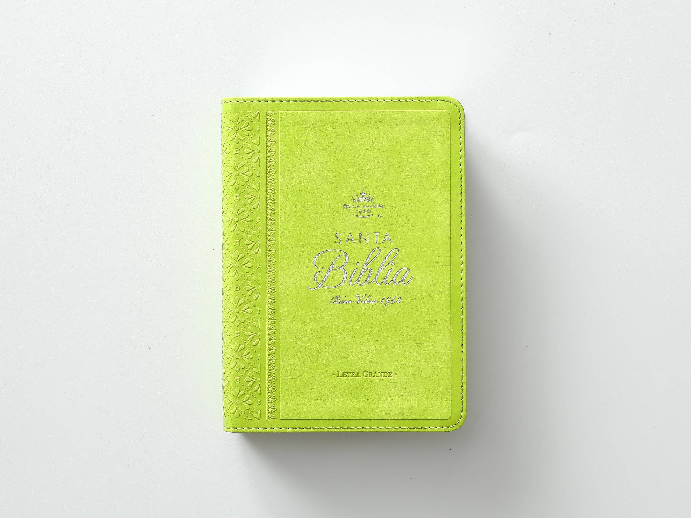 Biblia RVR60 Letra Grande 12 Puntos Símil Piel Verde Lima - Colección Clásica Portátil - Imagen 5