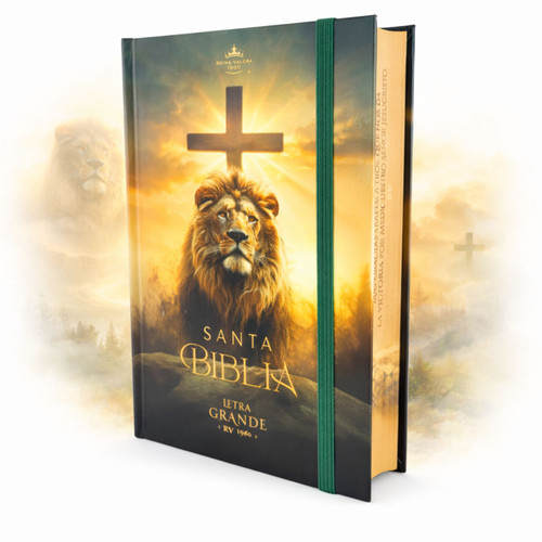 Biblia RVR60 065c Tapa Dura - León Victoria