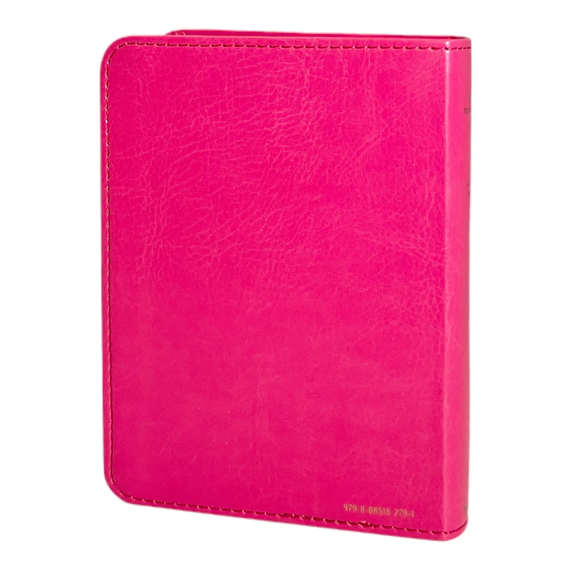 Biblia RVR60 de Bolsillo Símil Piel Fúcsia - Colección Clásica, Palabras de Jesús en Rojo